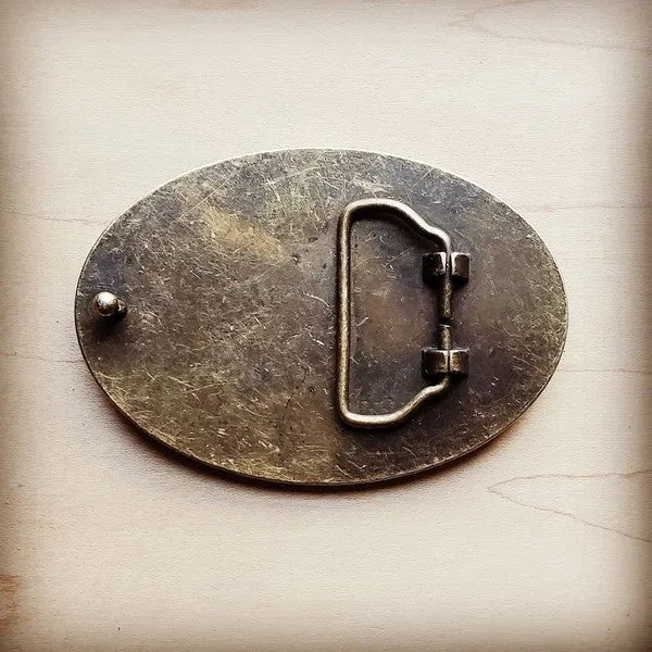 Green Turquoise Inlay Buckle