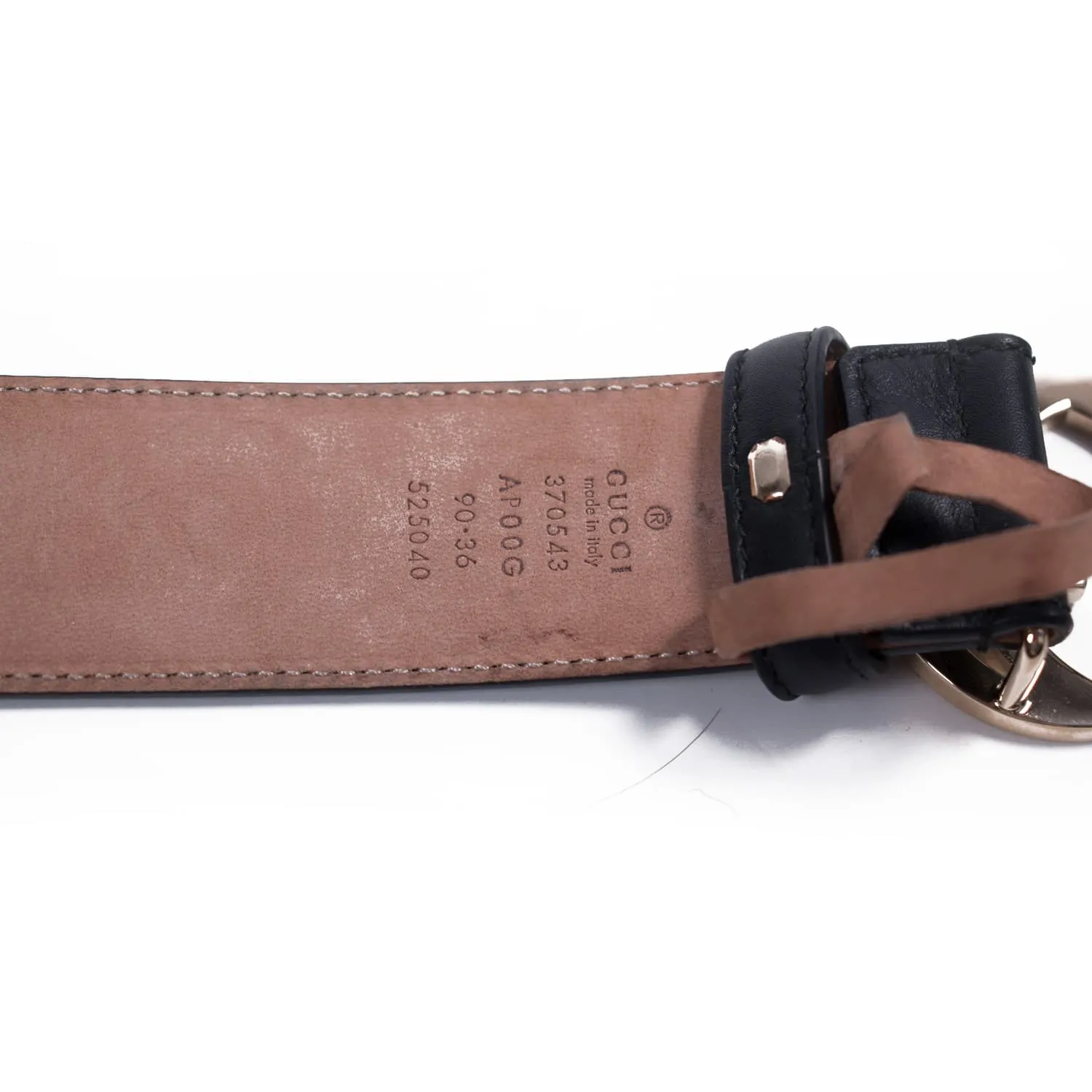 Gucci GG Interlocking Leather Belt
