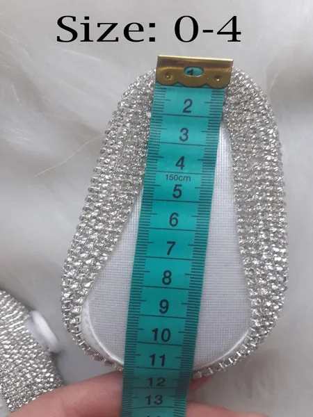 Handmade Cute Bling Baby Fur Shoes and Headband