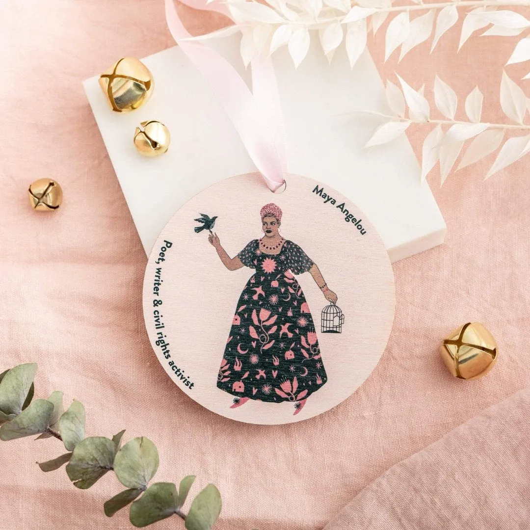 Handmade Feminist Icon Christmas Decoration
