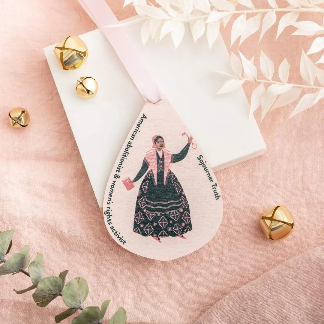 Handmade Feminist Icon Christmas Decoration