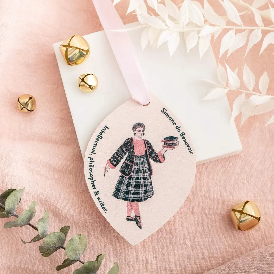 Handmade Feminist Icon Christmas Decoration