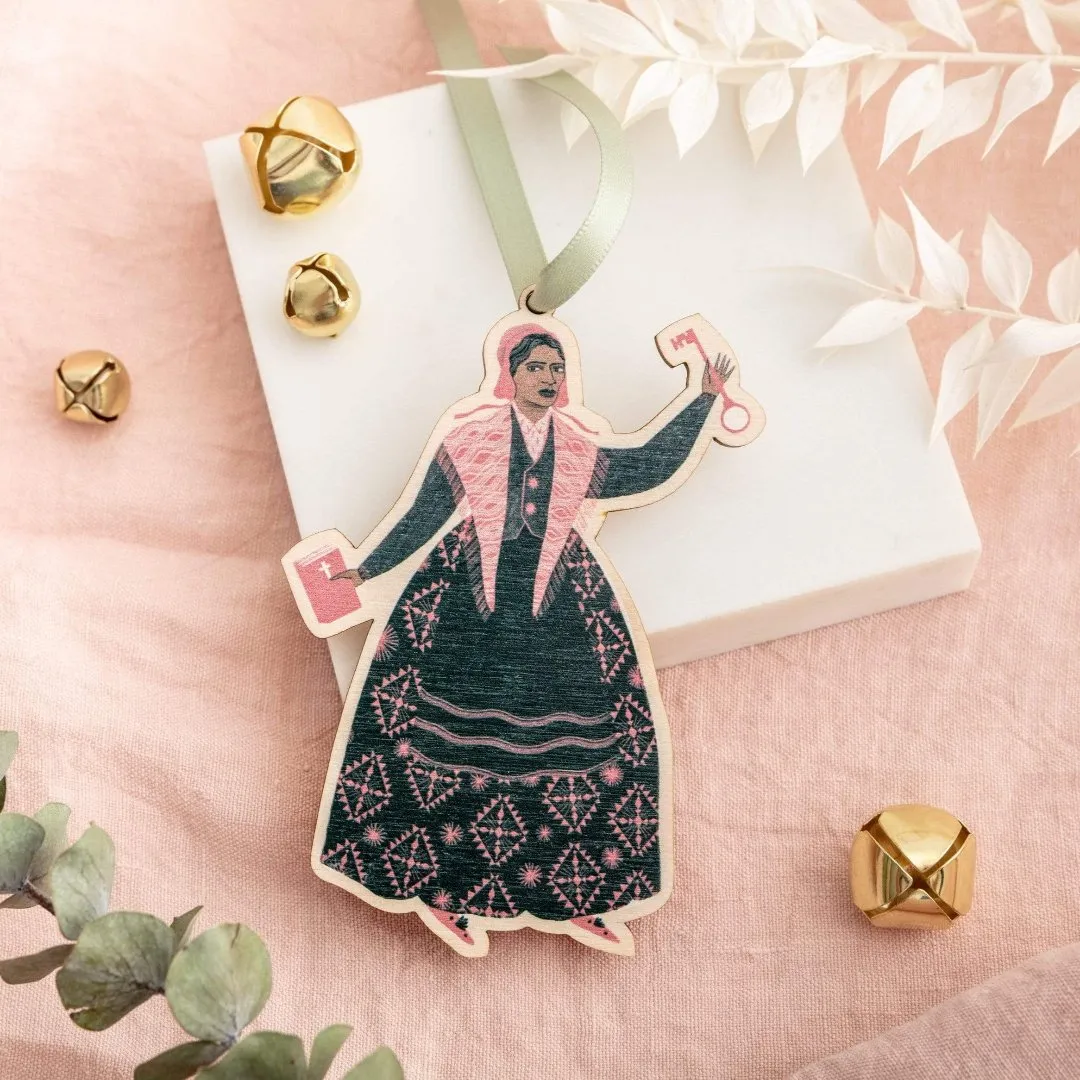 Handmade Feminist Icon Christmas Decoration