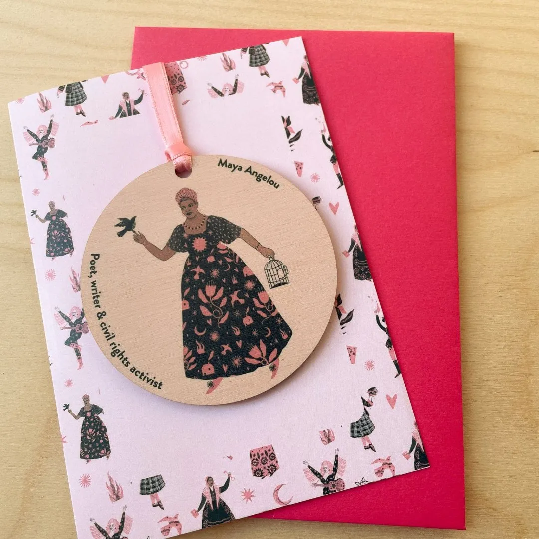 Handmade Feminist Icon Christmas Decoration