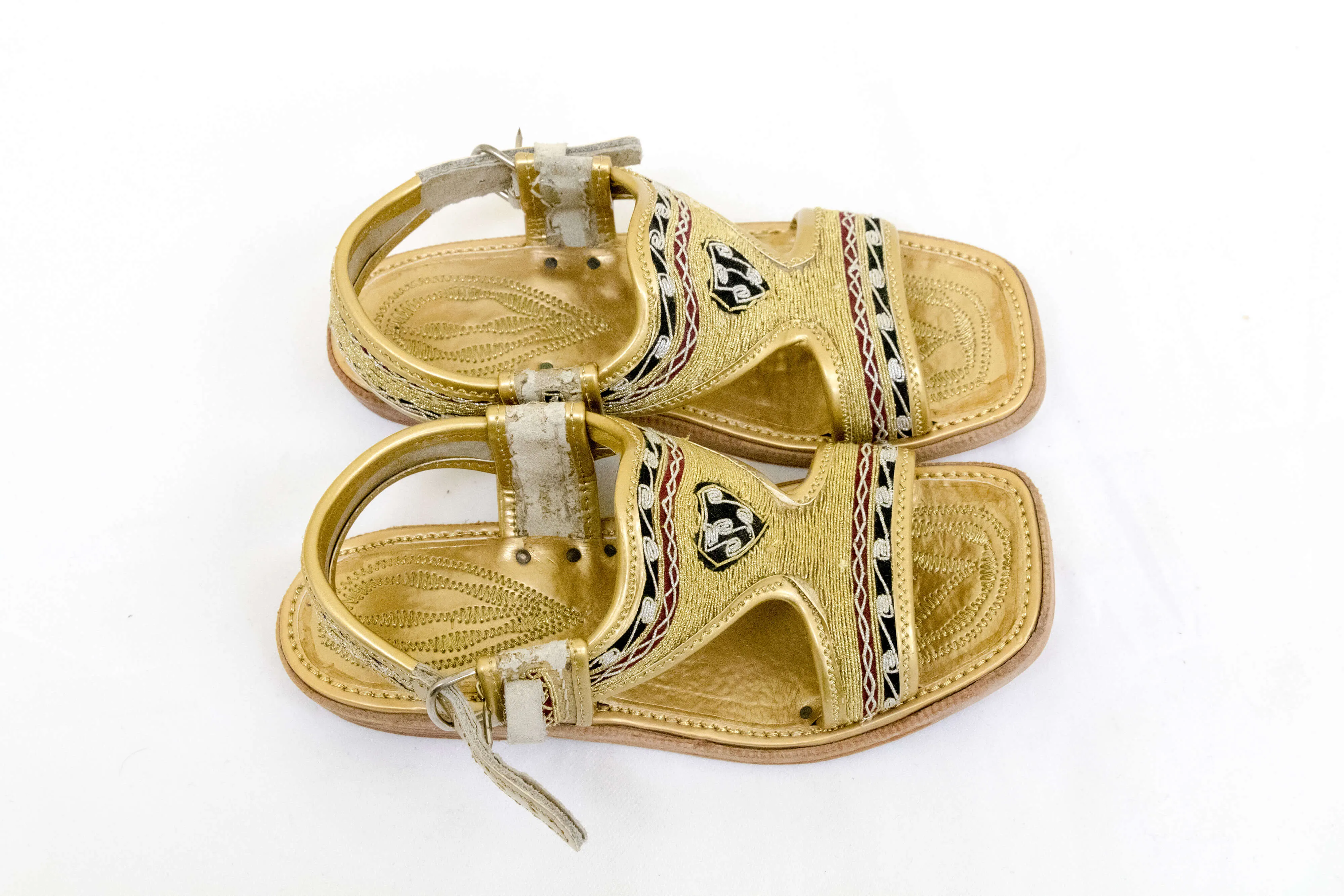 Handmade Gold Children's Chapli Sandals