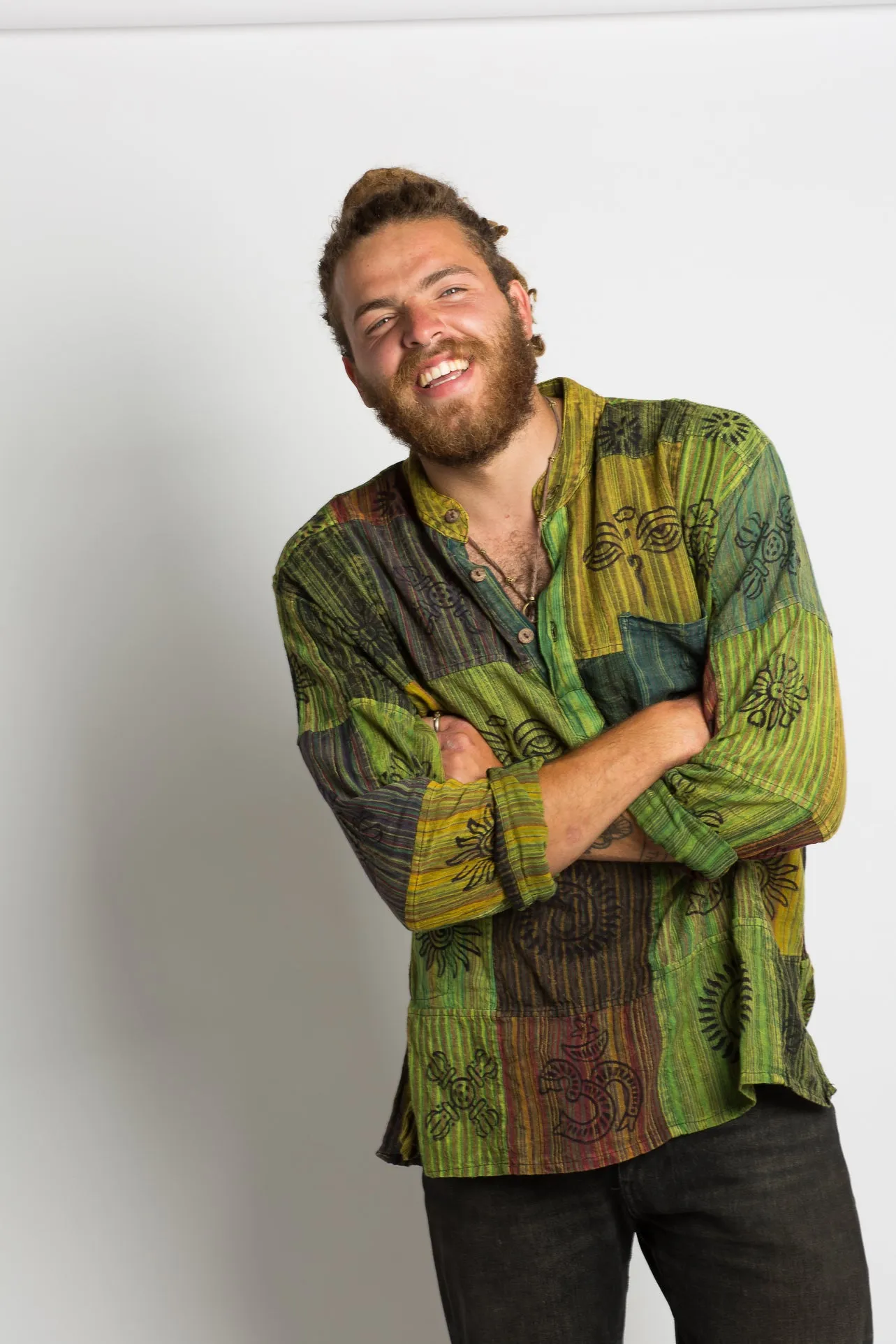 Handmade Green Nepalese Shirt