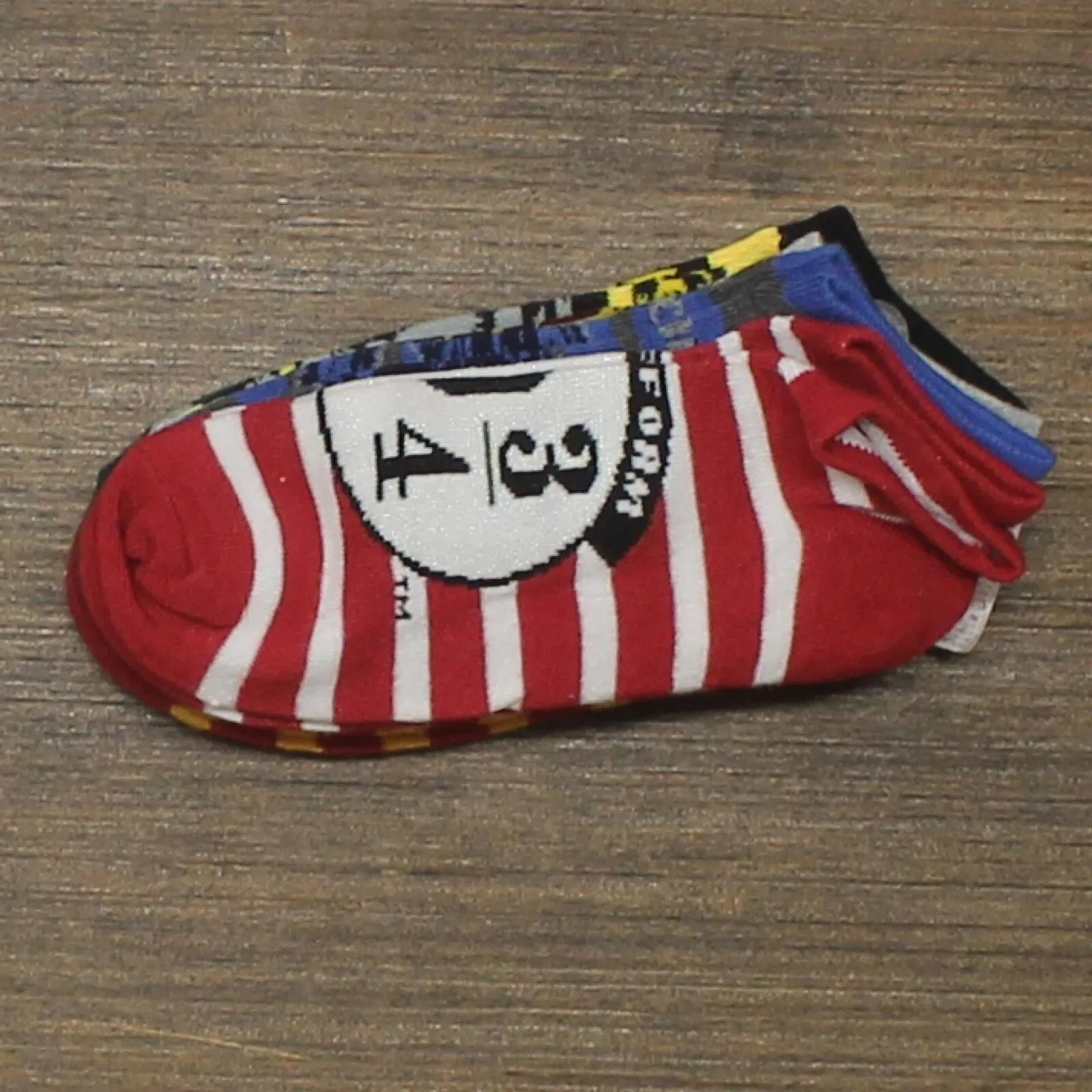 Harry Potter Women's  Houses Striped 6pk Low Cut Socks Multi 4-10