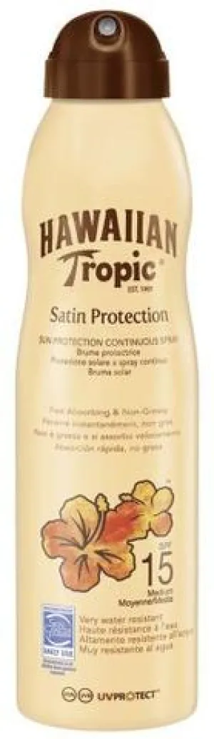 Hawaiian Tropic - Brume protectrice satin spf 15 (Satin ultra radiance protection spray) - 220 ml