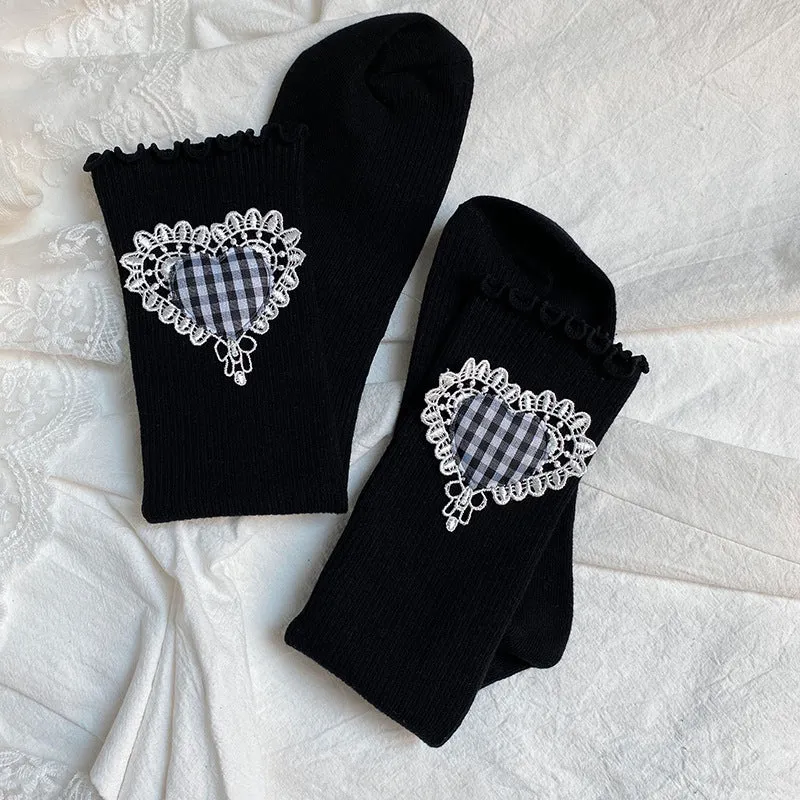 Heart Lace Socks