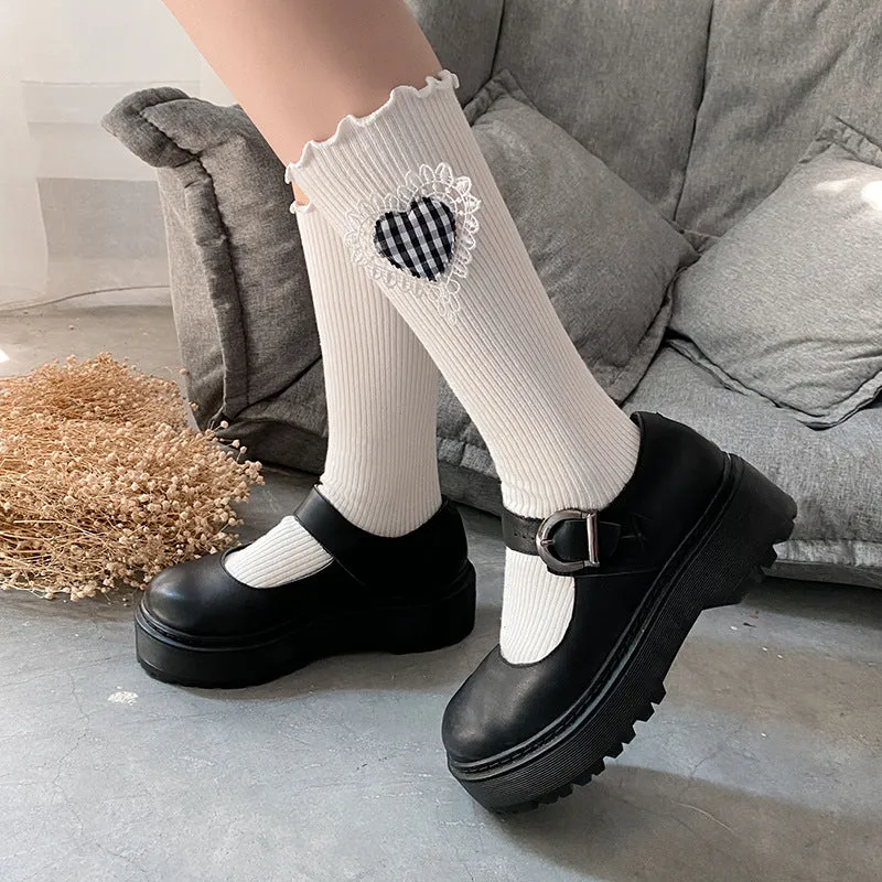 Heart Lace Socks