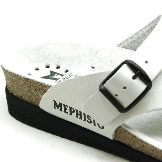 Helen-White Leather HELEN THONG SANDAL - 2880WHITE
