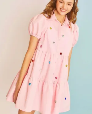 Hems Button Down Dress