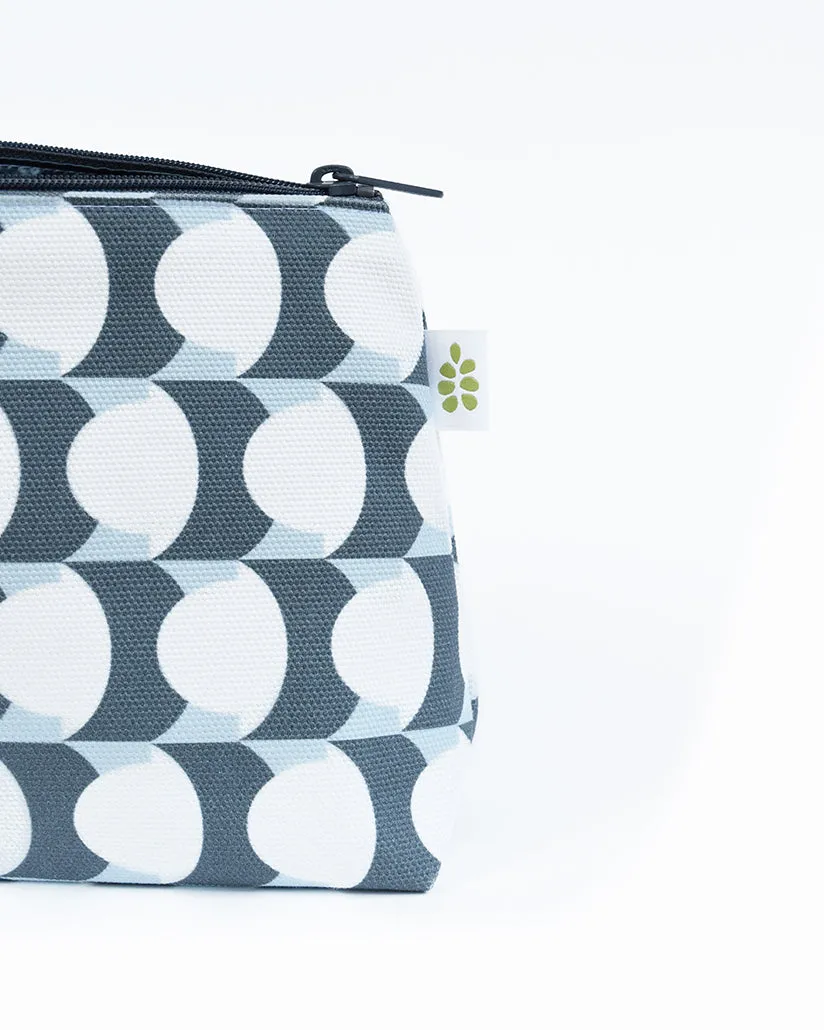 Hercule Zipper Pouch – Powder Blue (10" x 6" x 3")
