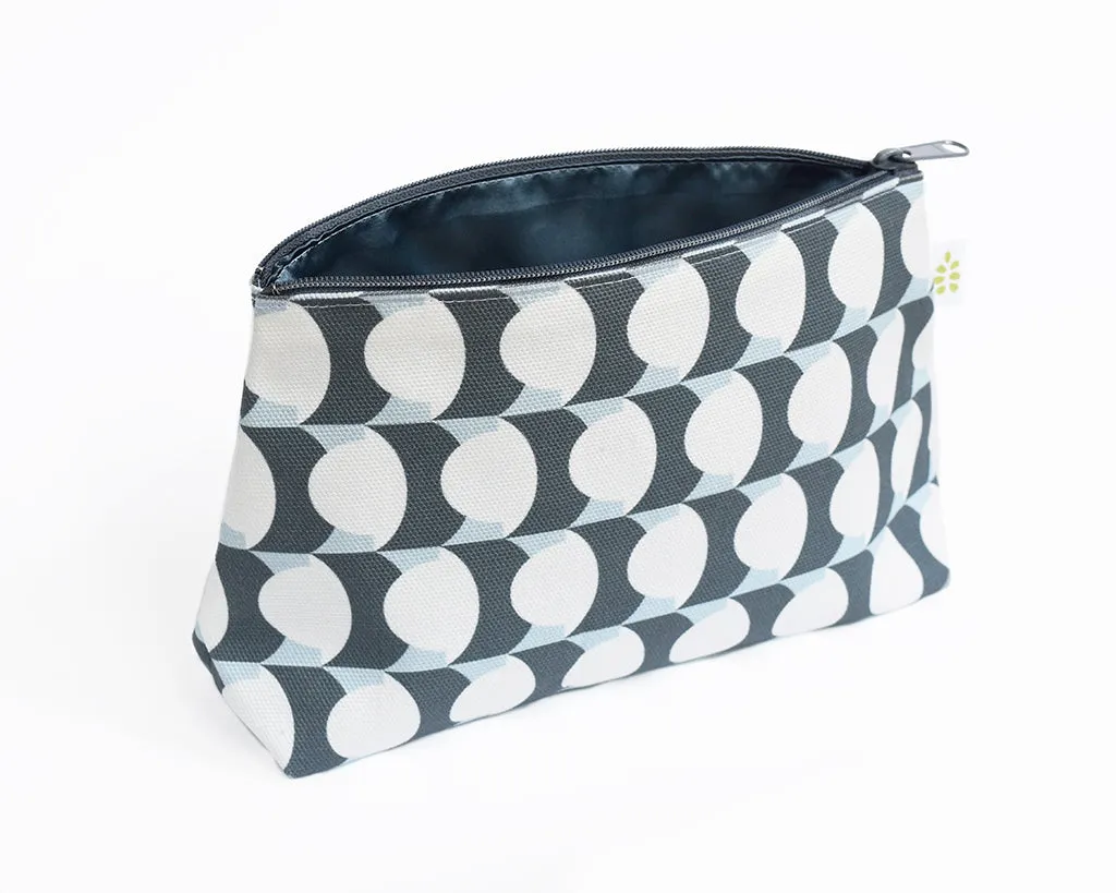 Hercule Zipper Pouch – Powder Blue (10" x 6" x 3")