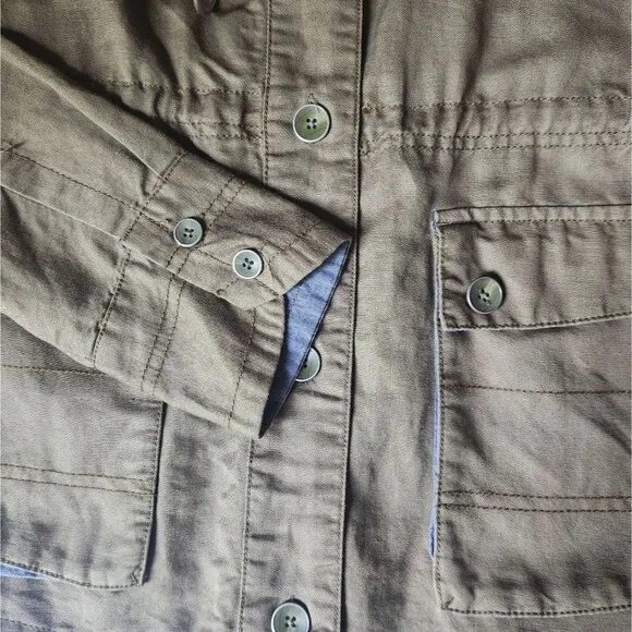 Horny toad women's lightweight jacket L sustainable hippie outdoors