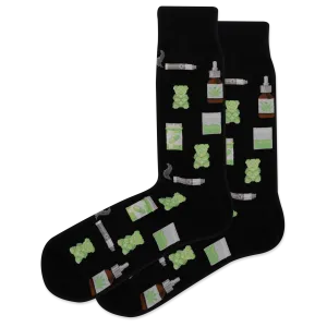 HOTSOX Men's Weed Crew Socks