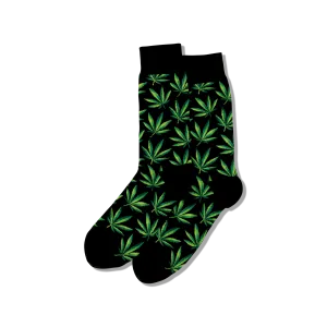 HOTSOX Men's Weed Crew Socks