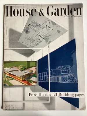 House & Garden magazine August 1945
