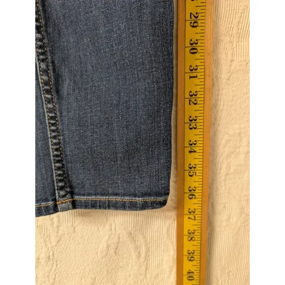 Hudson Collin Mid Rise Faded Skinny Jeans Women 27 Flap Pocket British Y2K