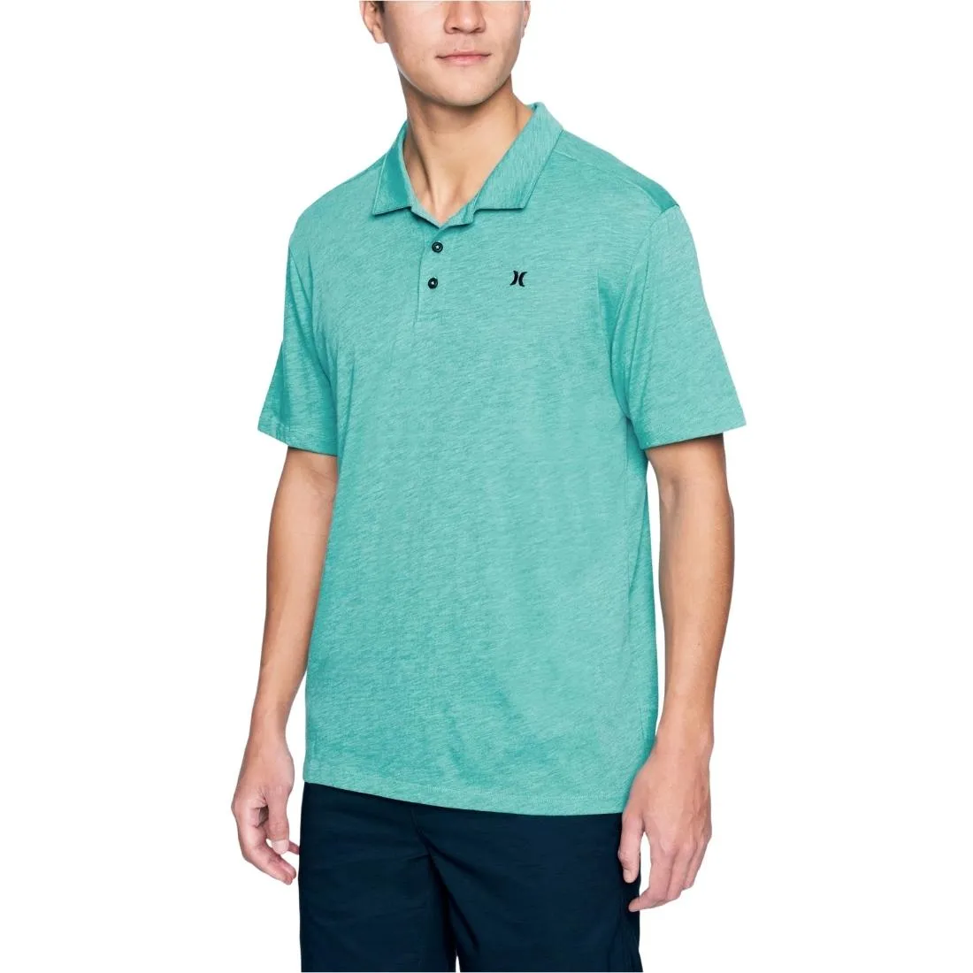 Hurley Ace Vista Polo Shirt - Aura Green Heather