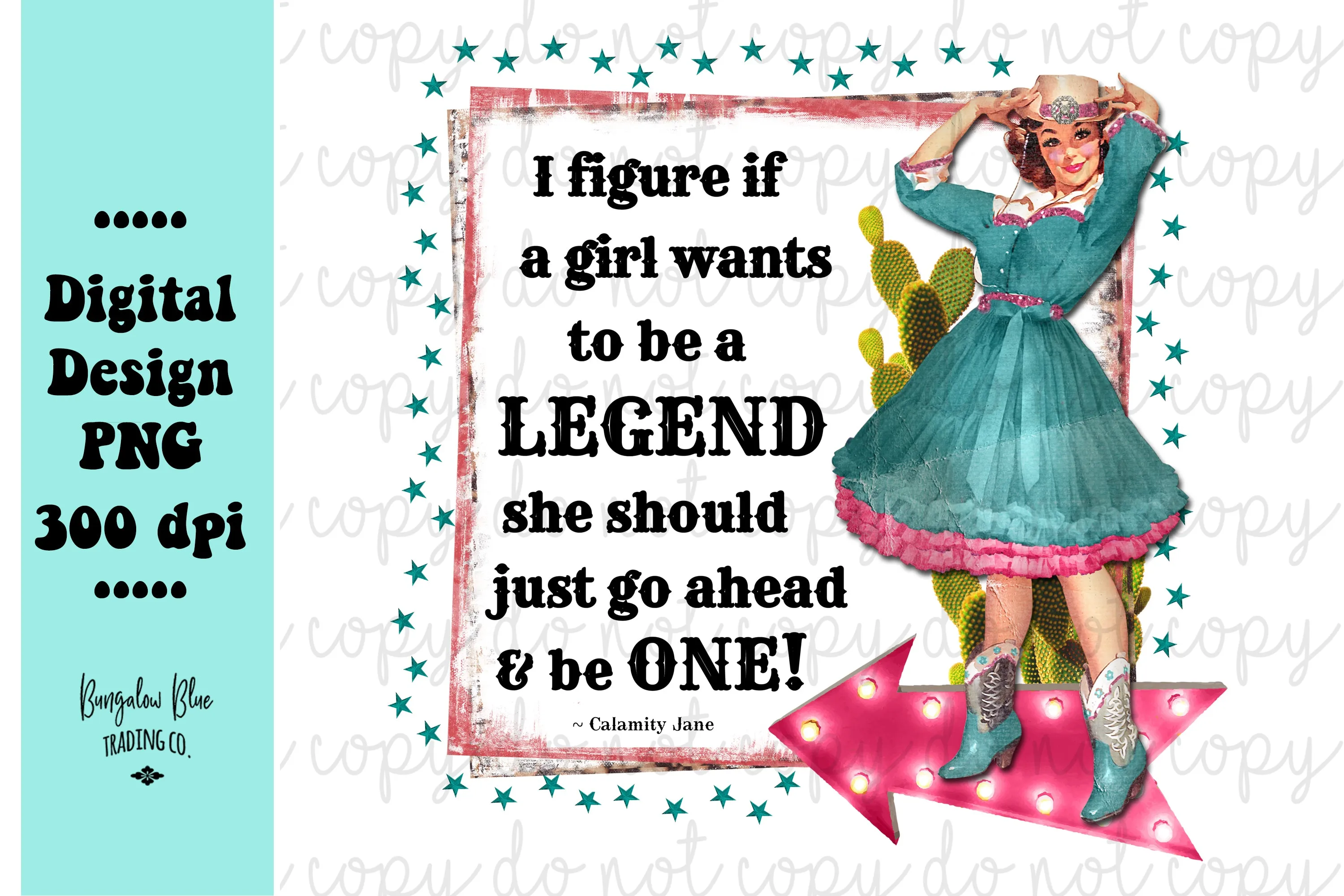 If A Girl Wants To Be A Legend Calamity Jane Digital Download