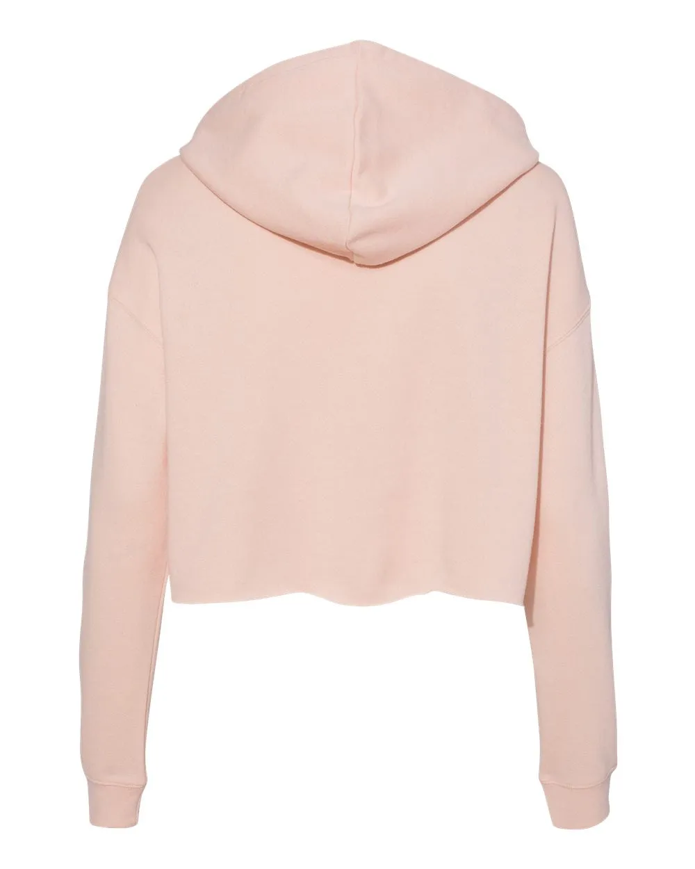 Independent Trading Co. - Women's Lightweight Cropped Hoodie Blush
