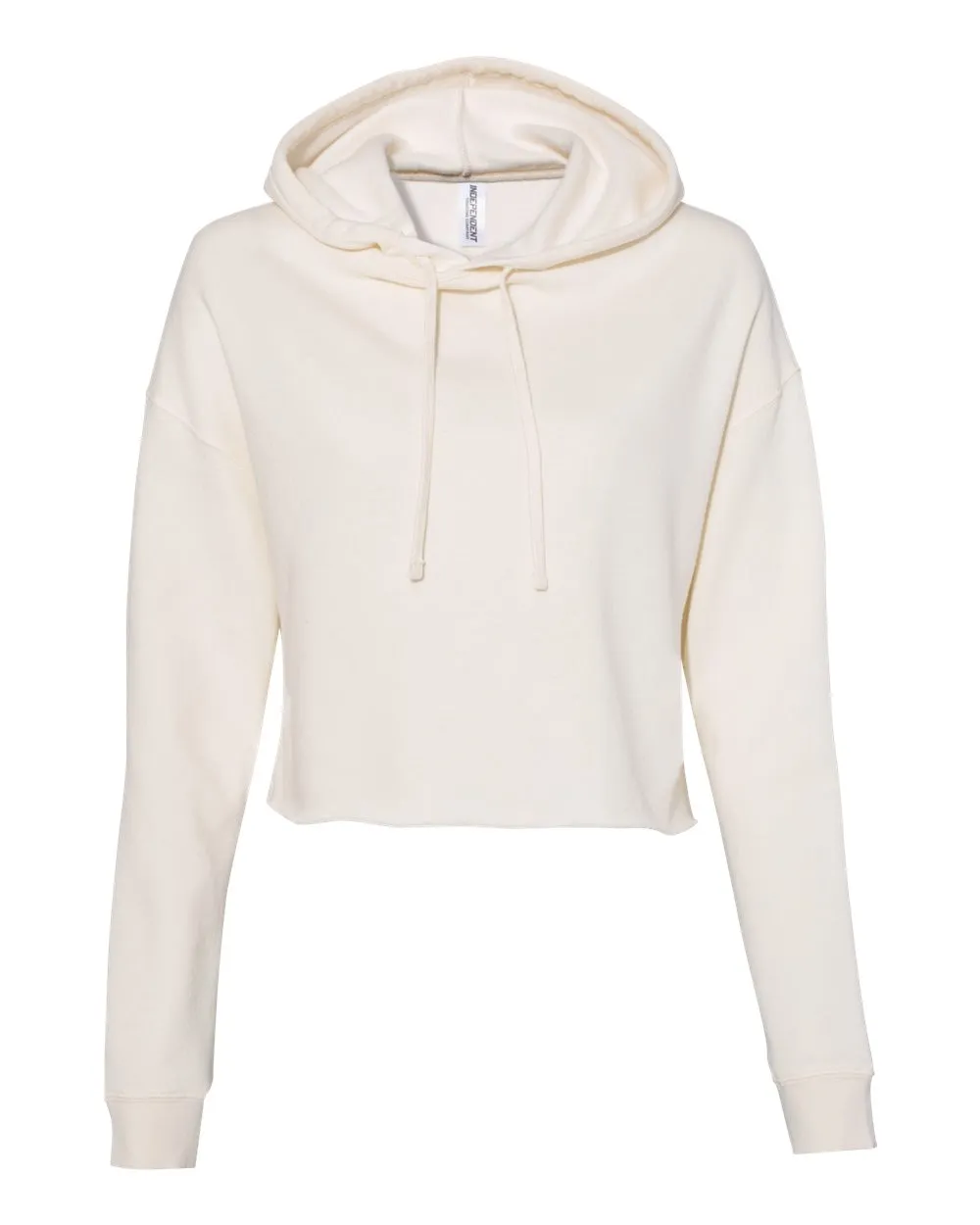 Independent Trading Co. - Women's Lightweight Cropped Hoodie Bone