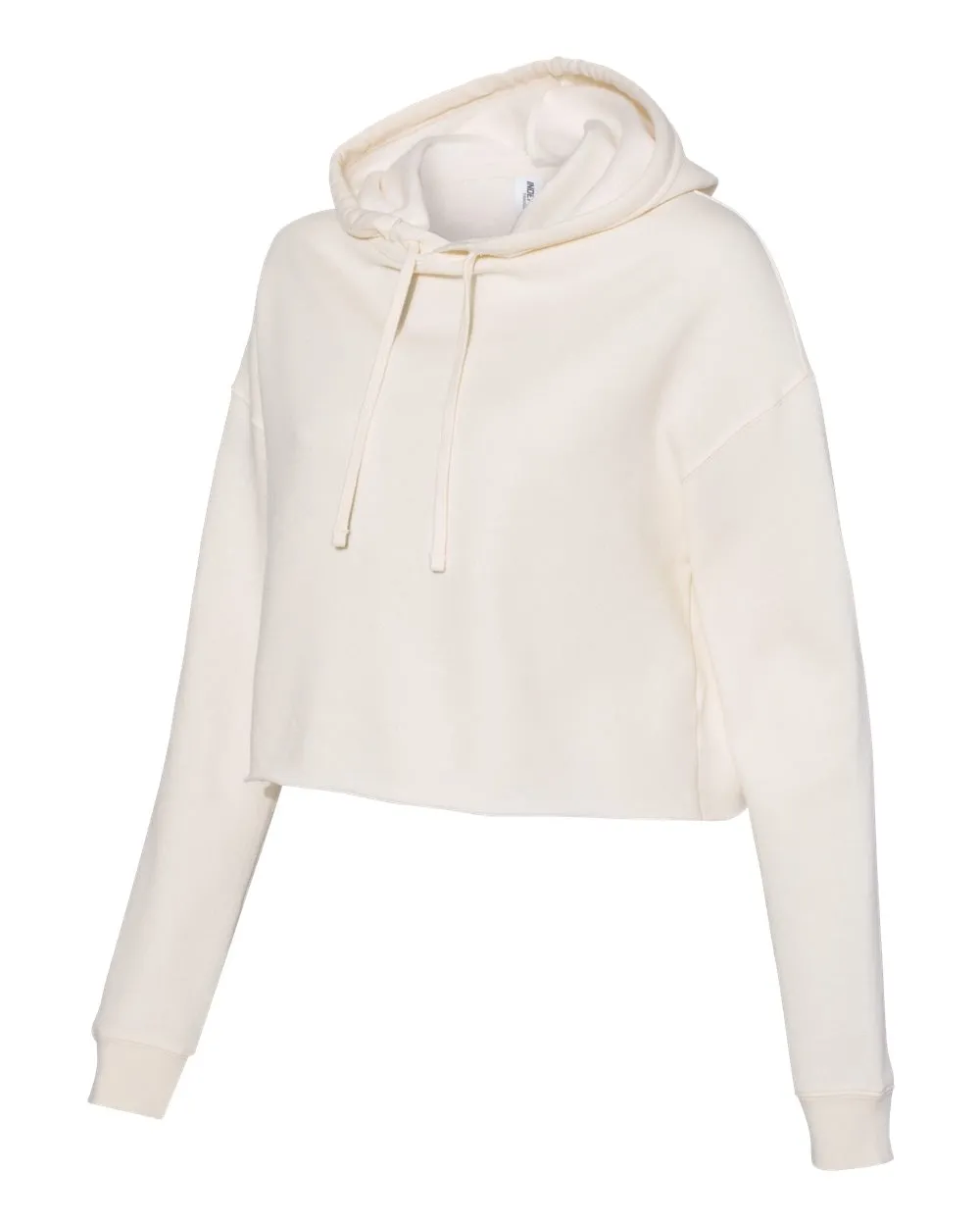 Independent Trading Co. - Women's Lightweight Cropped Hoodie Bone