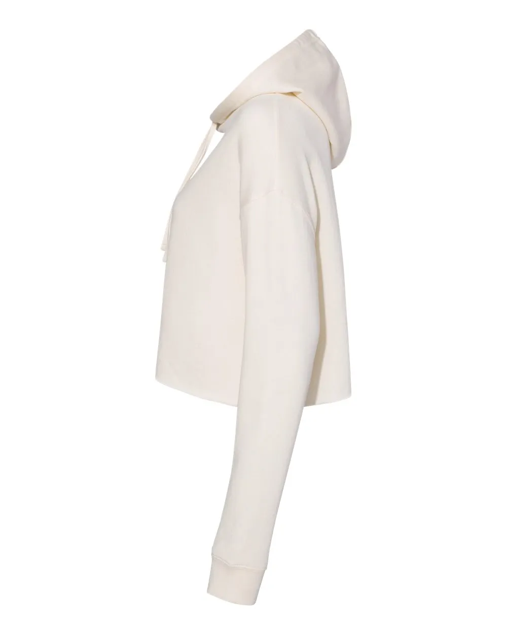Independent Trading Co. - Women's Lightweight Cropped Hoodie Bone