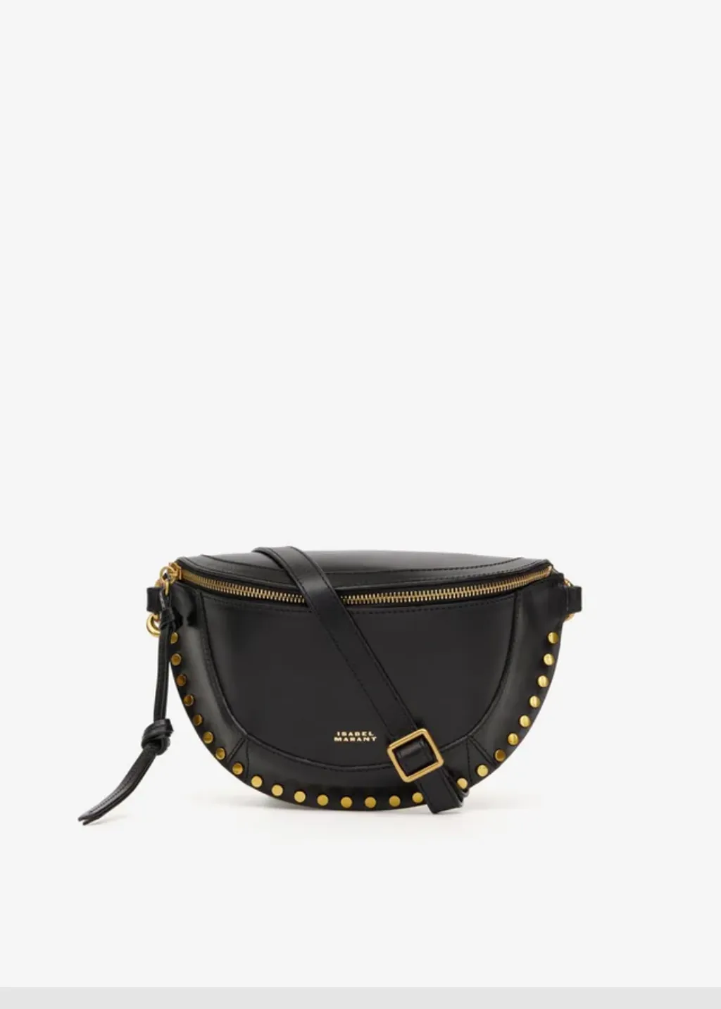 Isabel Marant Skano Leather Belt Bag in Black