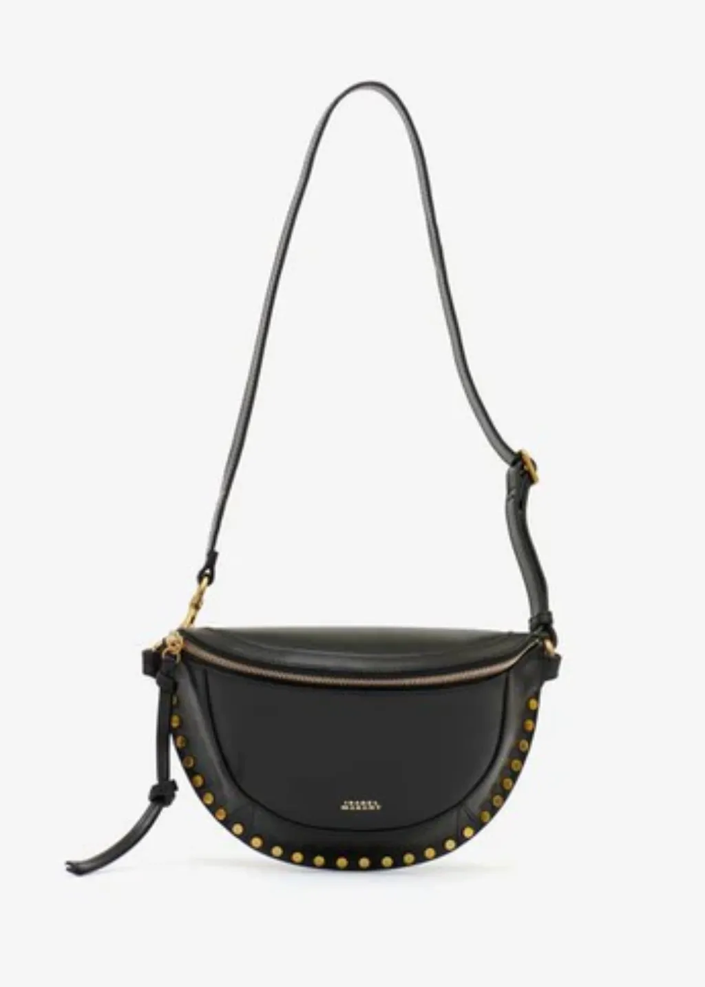 Isabel Marant Skano Leather Belt Bag in Black
