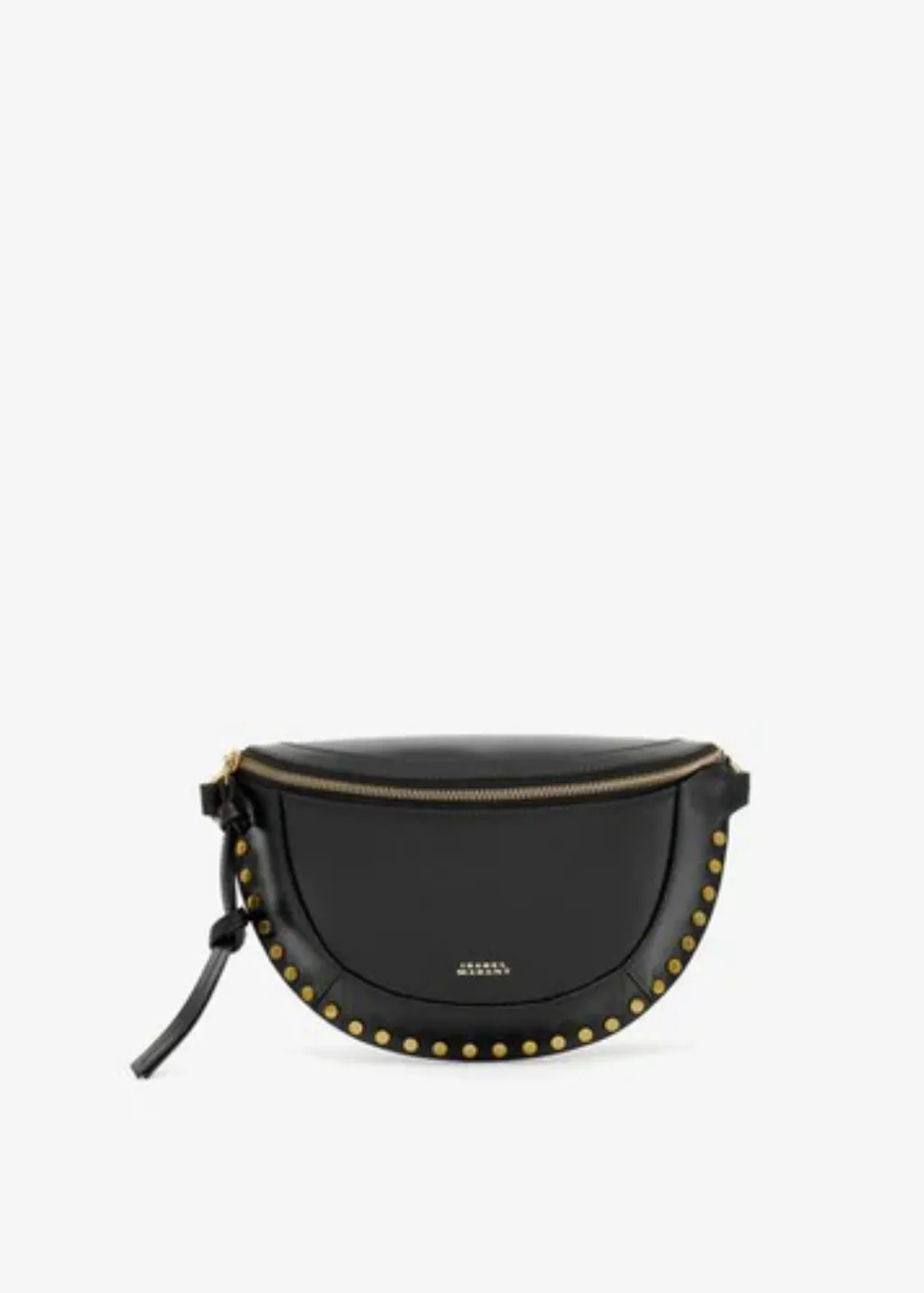 Isabel Marant Skano Leather Belt Bag in Black