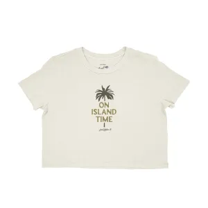 ISLAND TIME CROP TEE