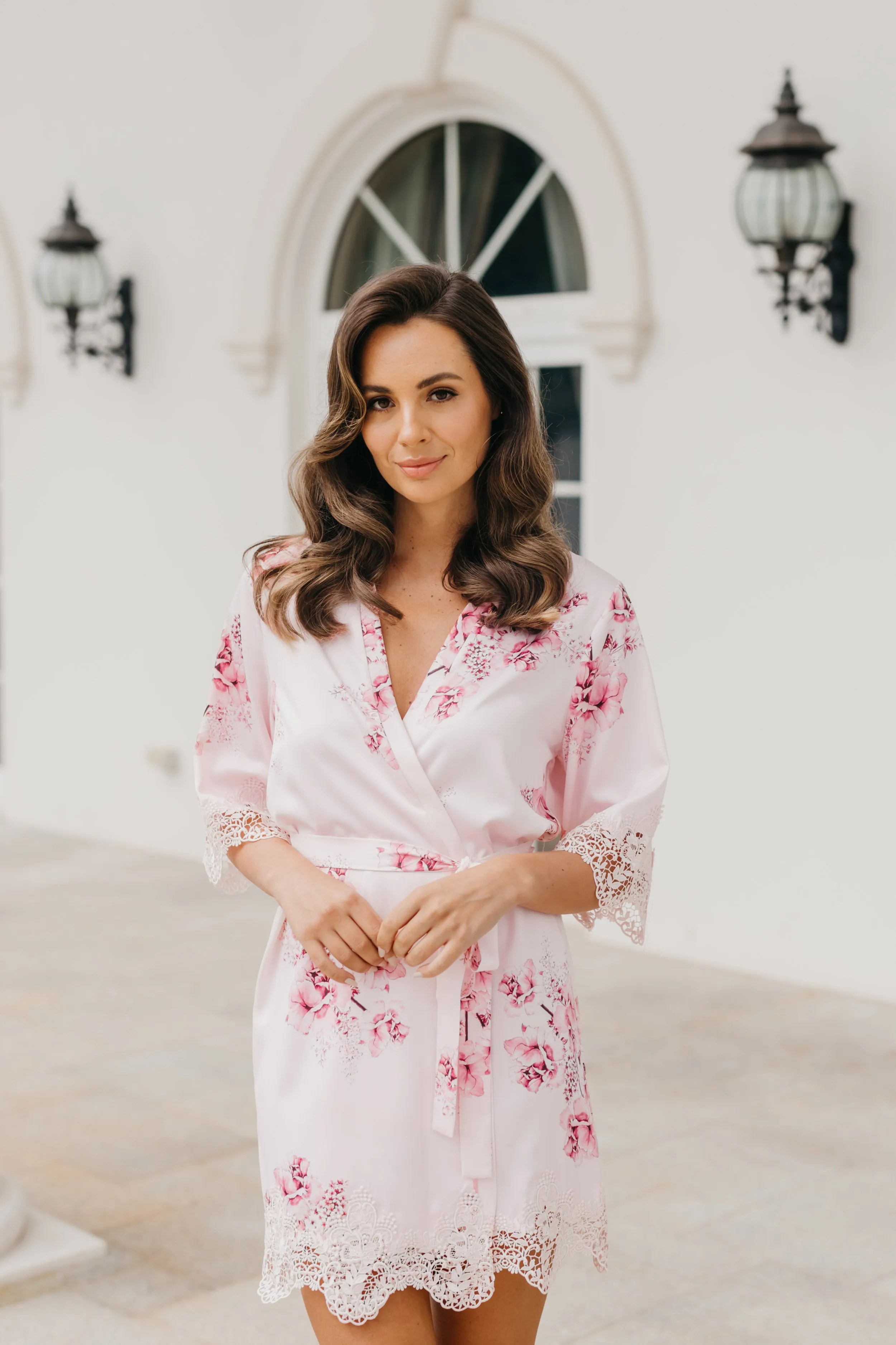Ivana Bouquet De Fleur Printed Robe