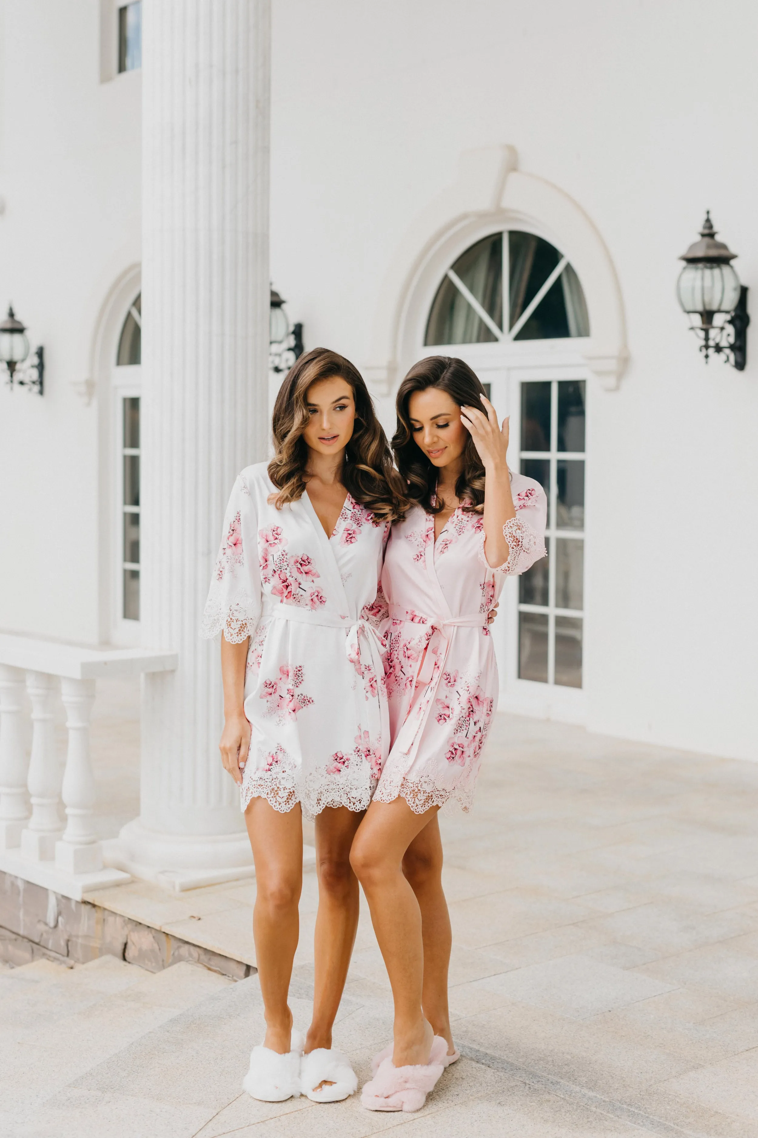 Ivana Bouquet De Fleur Printed Robe