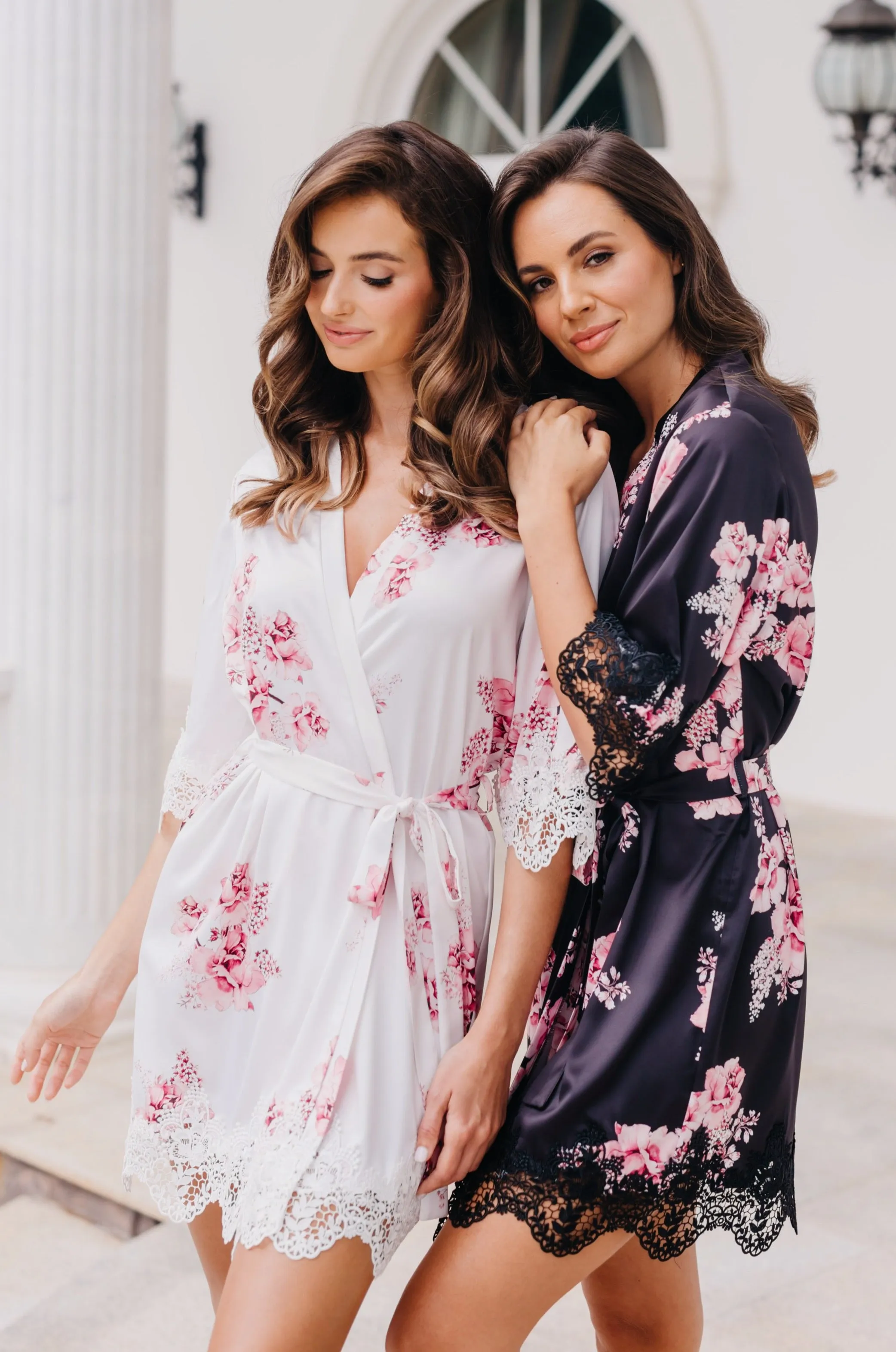 Ivana Bouquet De Fleur Printed Robe