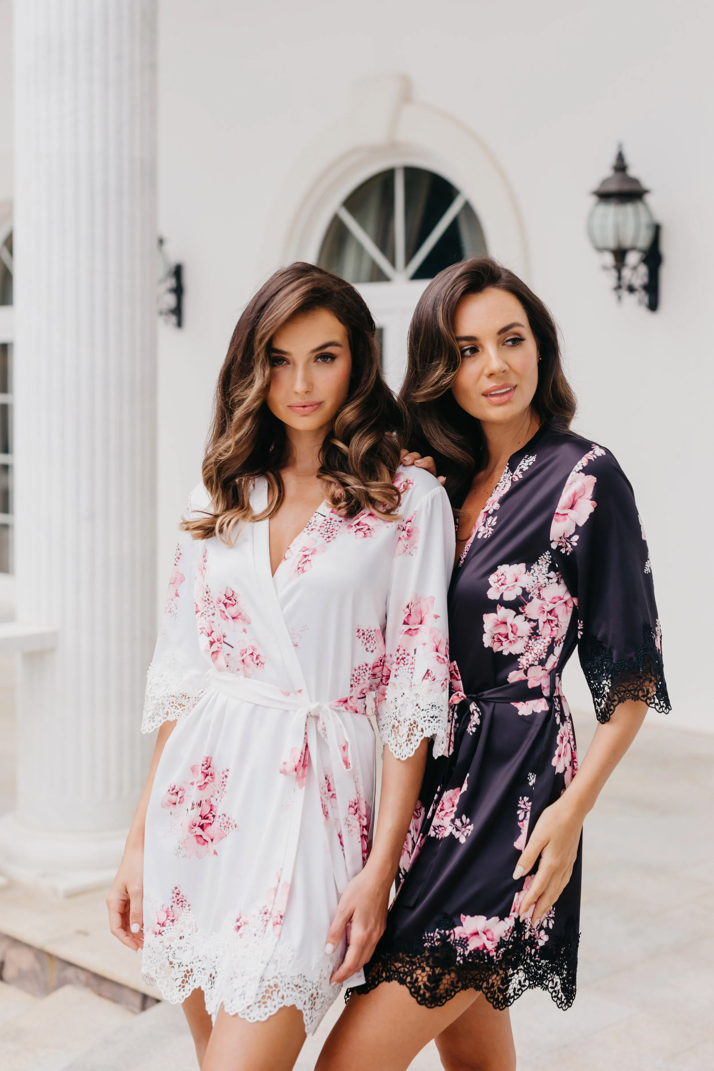 Ivana Bouquet De Fleur Printed Robe