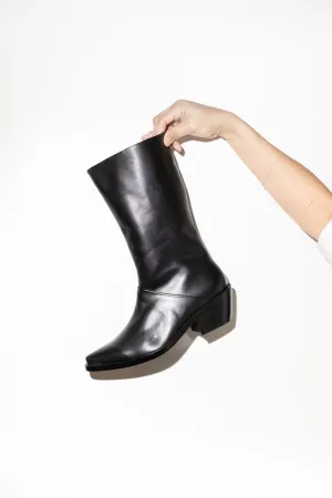 Jackie Boot in Black on Black