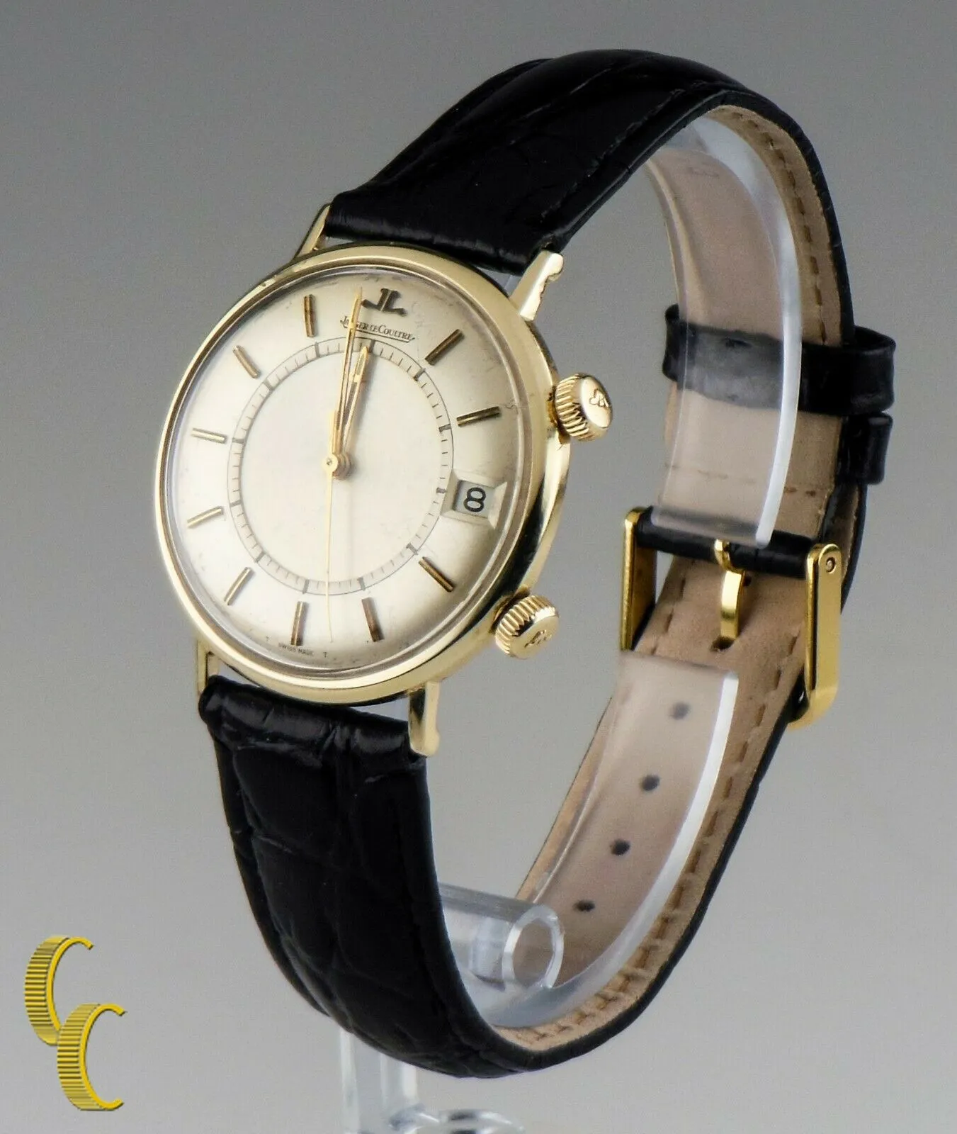 Jaeger- LeCoultre Vintage Hand-Winding Alarm Watch W/ Original Box and Case