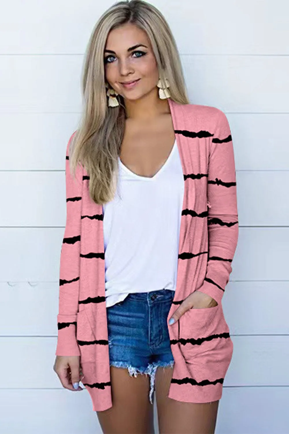 Jane Printed Long Sleeve Cardigan