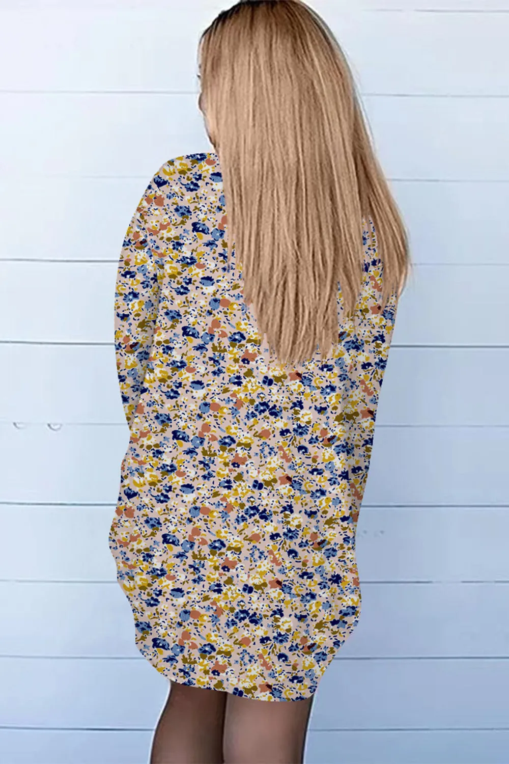 Jane Printed Long Sleeve Cardigan