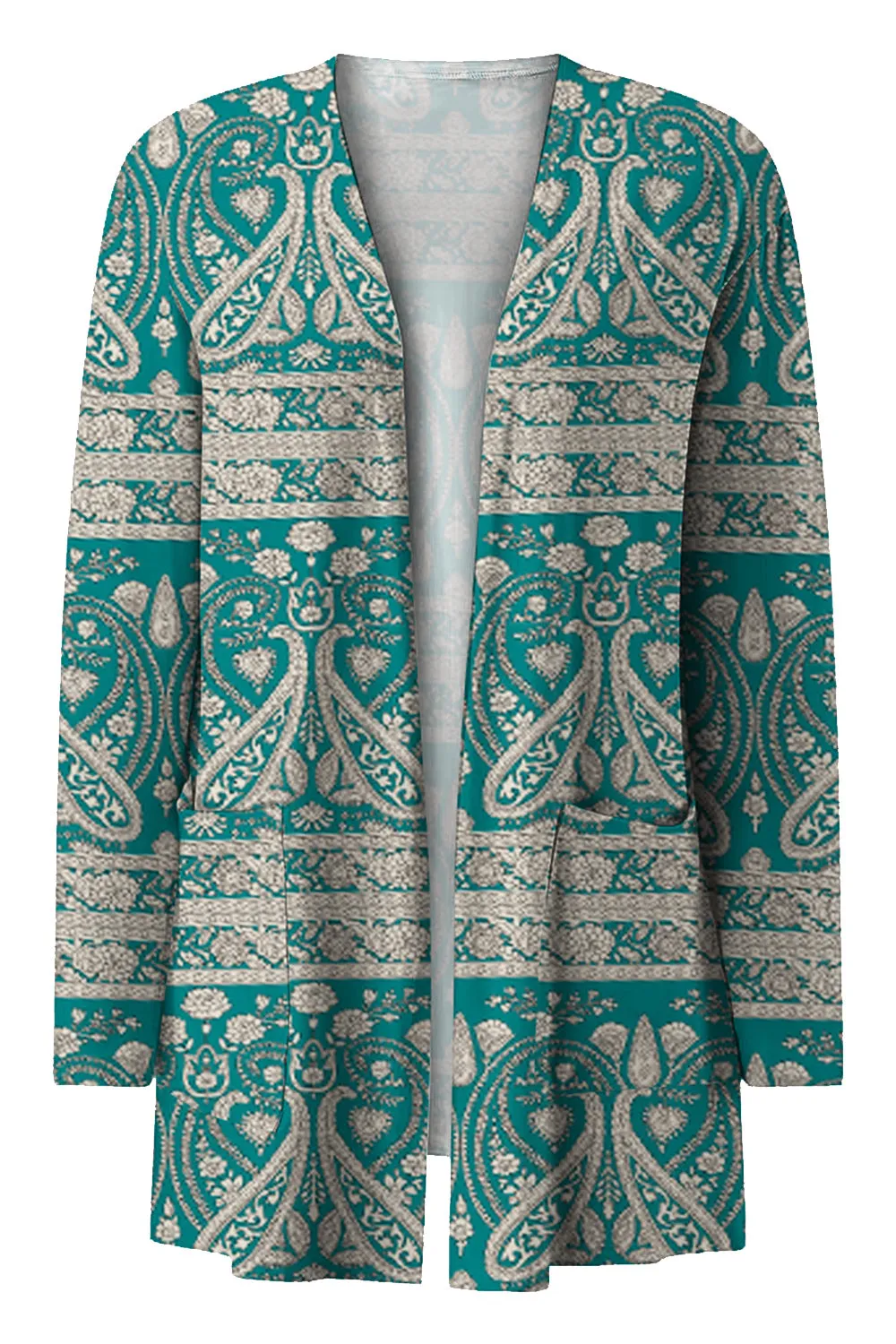 Jane Printed Long Sleeve Cardigan