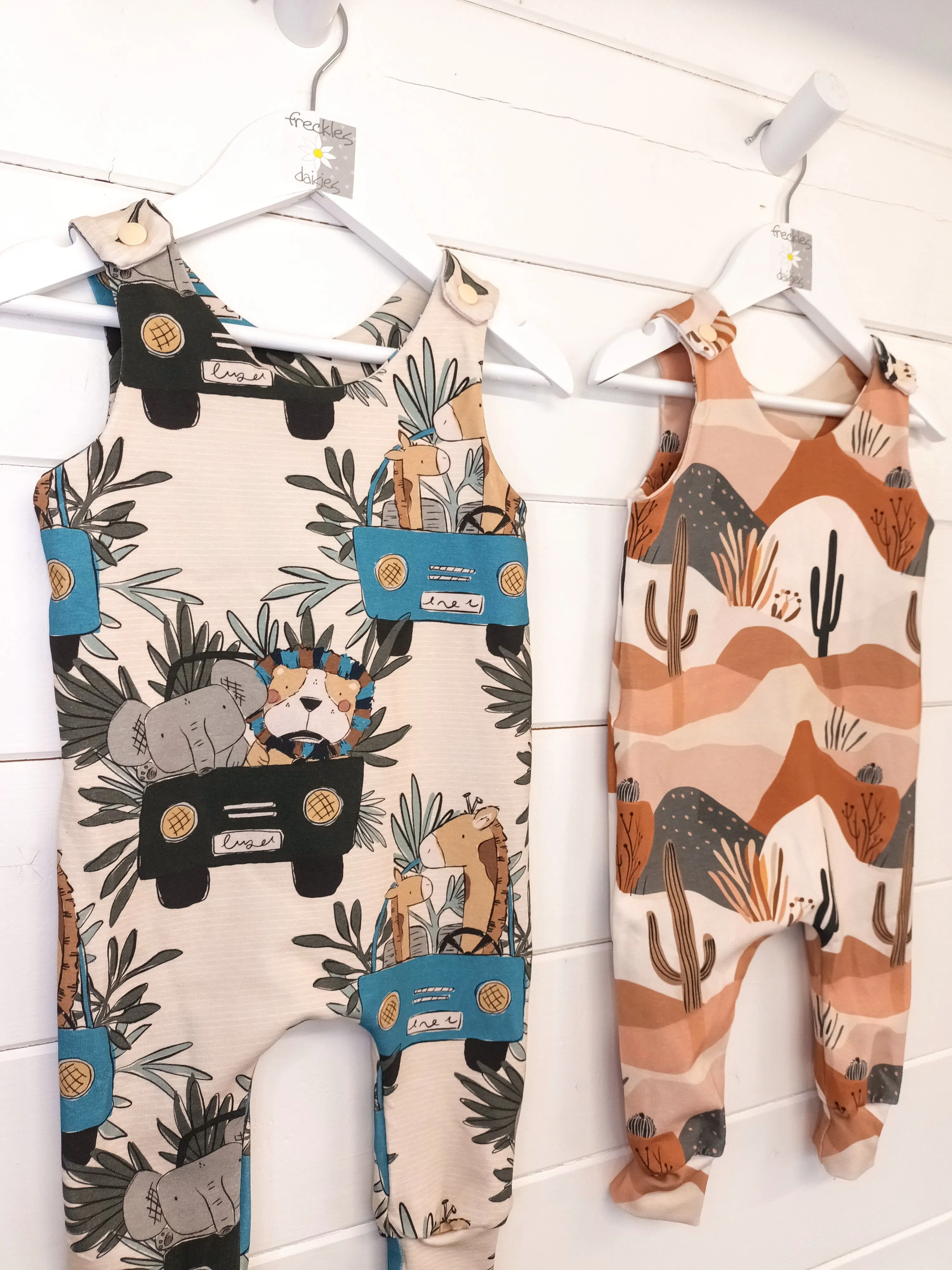 Jungle Tours Neutral Romper