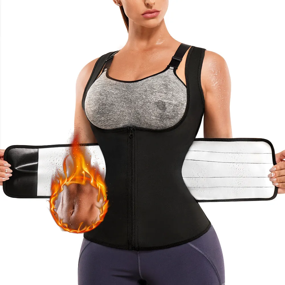 Junlan  2-in-1 Lightweight Fat Burning Sauna Sweat  Vest