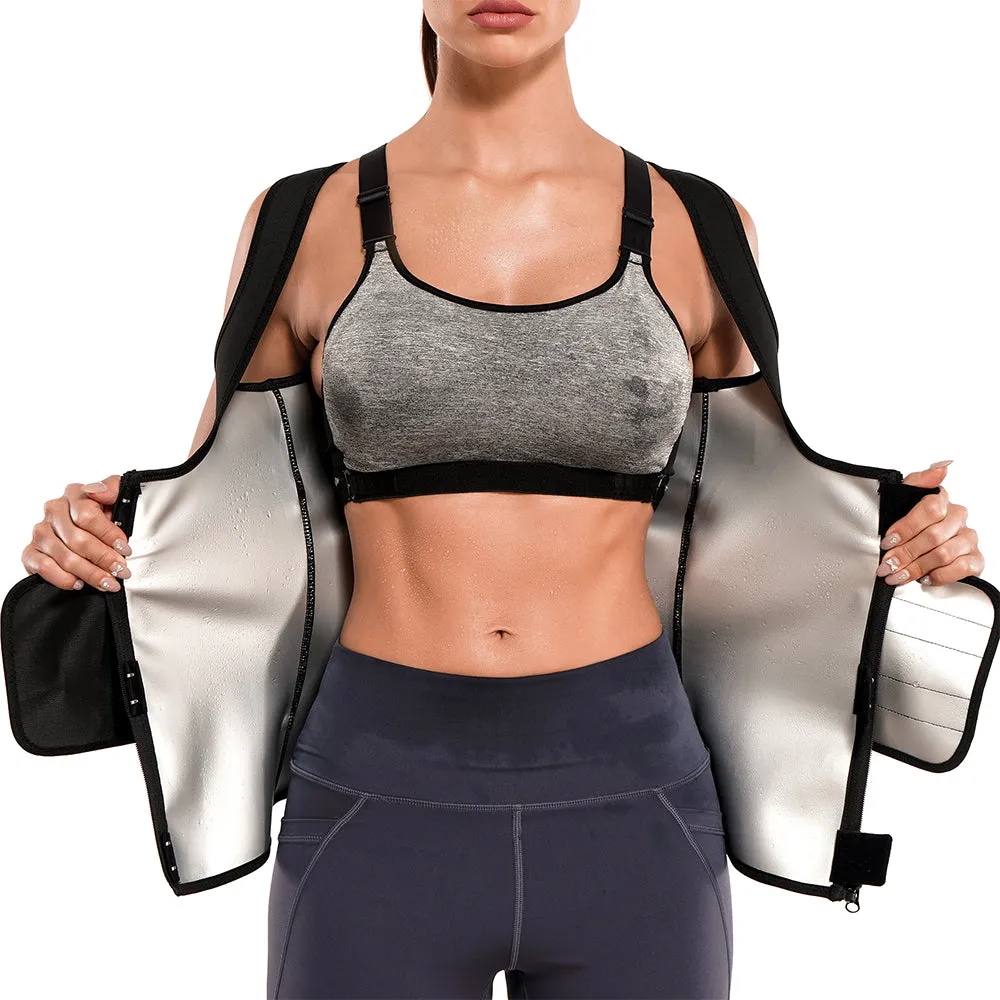 Junlan  2-in-1 Lightweight Fat Burning Sauna Sweat  Vest