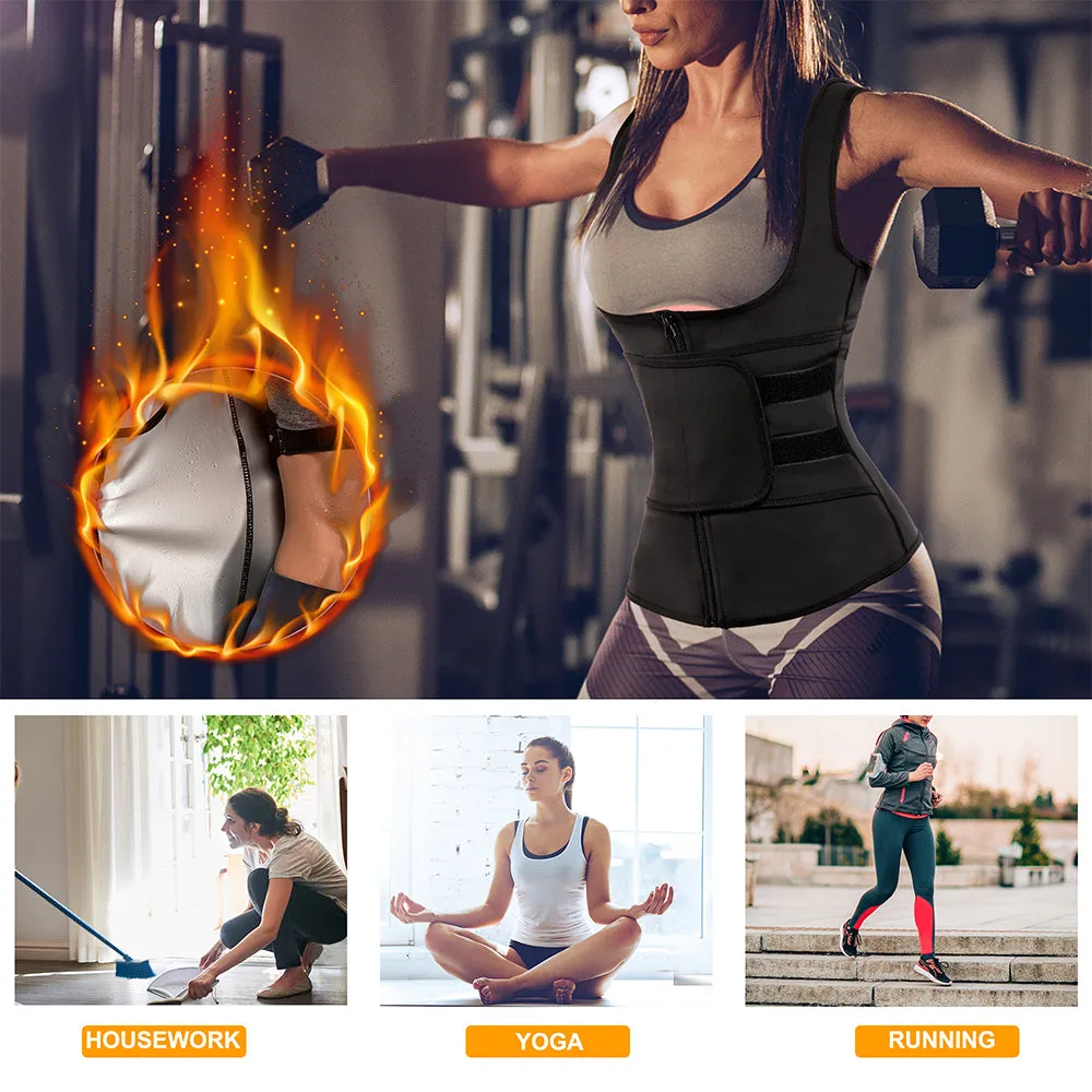 Junlan  2-in-1 Lightweight Fat Burning Sauna Sweat  Vest