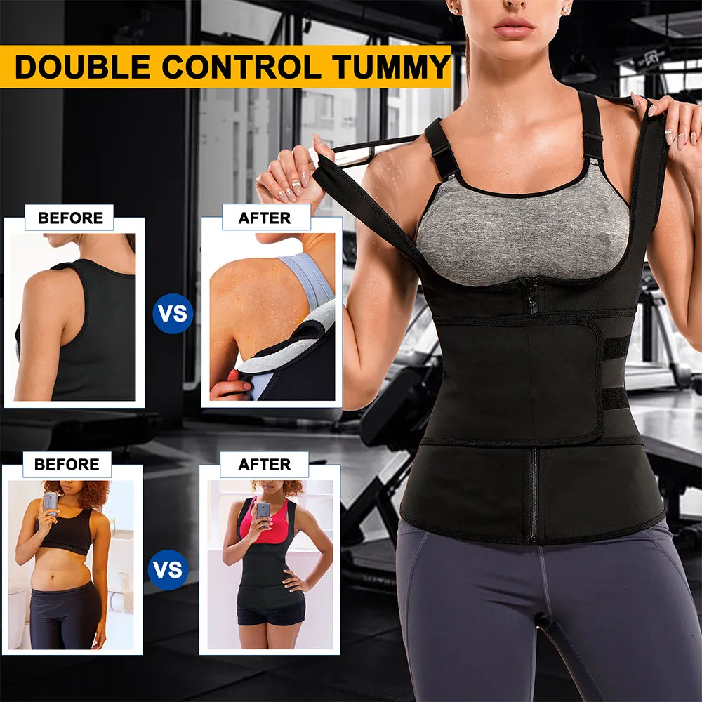 Junlan  2-in-1 Lightweight Fat Burning Sauna Sweat  Vest