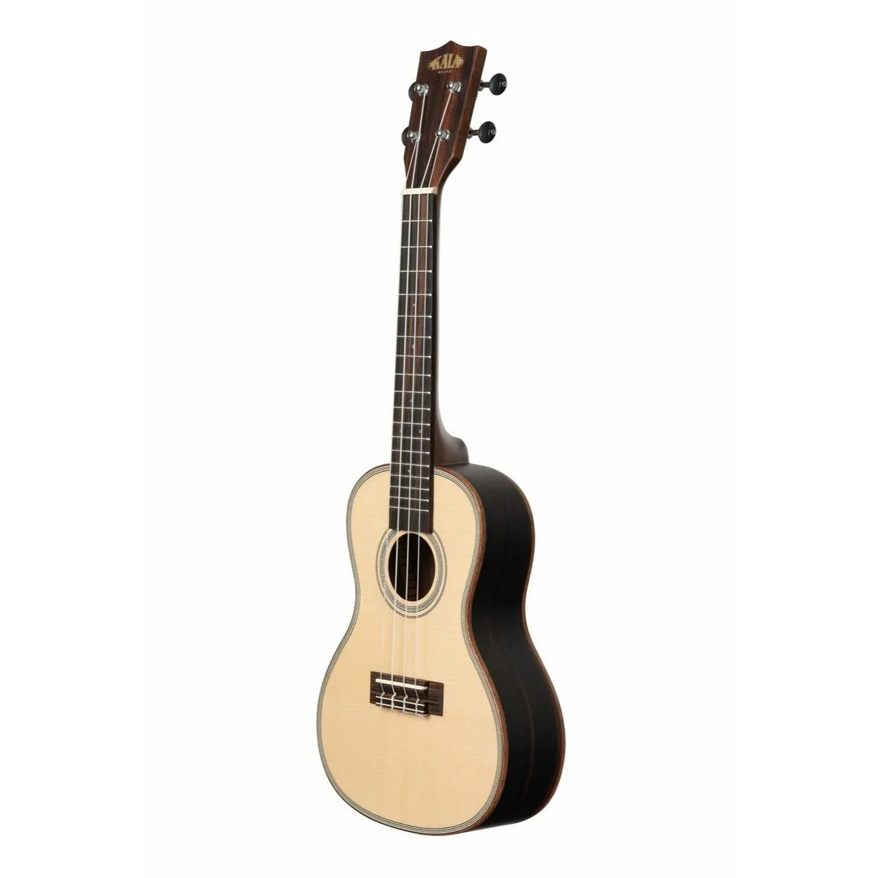 Kala KA-SSEBY-C Concert Ukulele (Spruce Top, Striped Ebony Sides) (L)