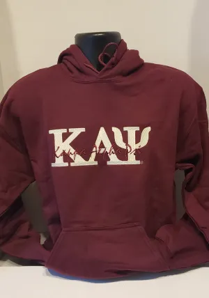 Kappa Alpha Psi(Script Letter KAPsi) Hoodies
