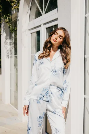 Katerina Bleu De Fleur Printed PJ Set
